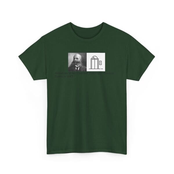 Unisex Heavy Cotton Tee "Alexander Miles: Elevating Innovation, One Step at a Time." - Image 42