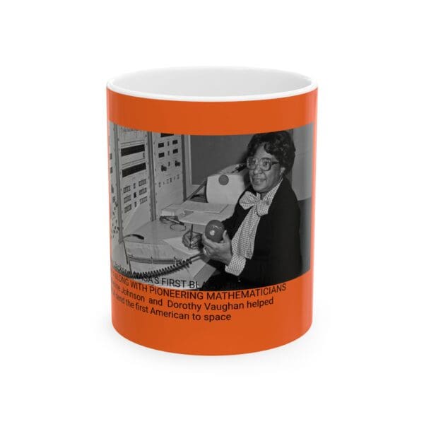 White Ceramic Mug "Mary Jackson: The Sky Was Never the Limit."