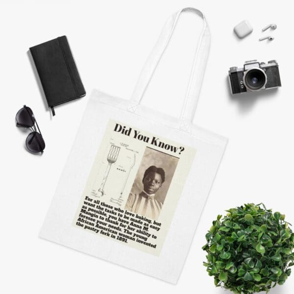 Natural Tote Bag "From kitchen to creation—Mangin’s legacy endures." - Image 3