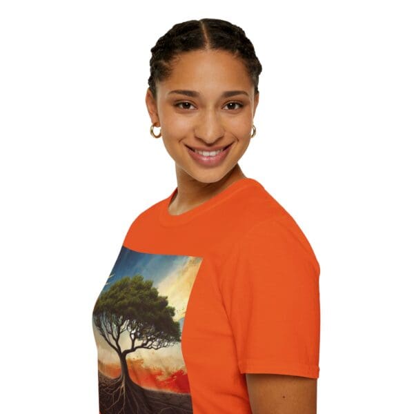 Unisex Softstyle T-Shirt with Inspirational Tree Design - Nature Lover Gift - Image 27