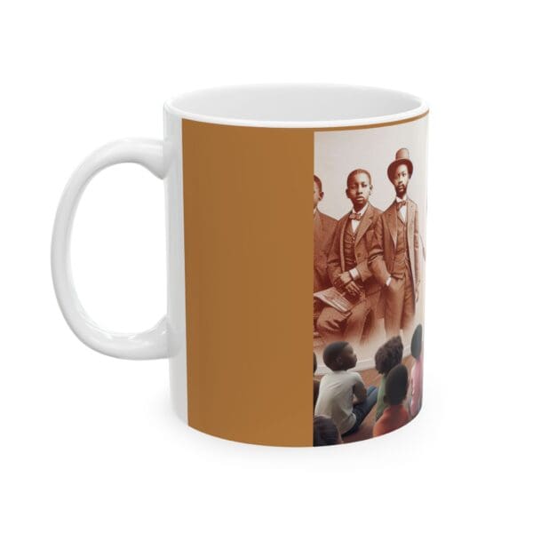 Ceramic Mug, (11oz, 15oz) "Pour Knowledge. Sip History." - Image 3