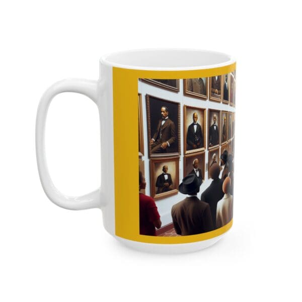 Ceramic Mug, (11oz, 15oz) "Where Art Speaks and Time Remembers." - Image 7