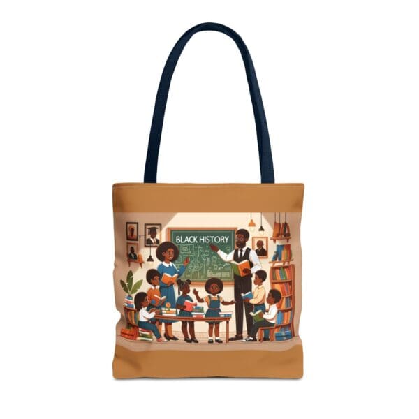 Tote Bag (AOP) "Lessons etched in chalk. Stories carried forward." - Image 27