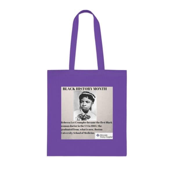 Cotton Canvas Tote Bag "Heal History – Carry Rebecca Lee Crumpler’s Legacy" - Image 22