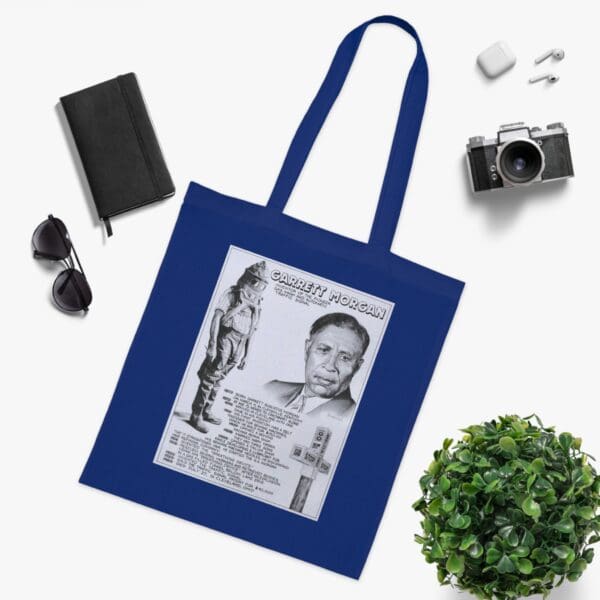Cotton Canvas Tote Bag "Signal for Change – Carry Garrett Morgan’s Legacy" - Image 15