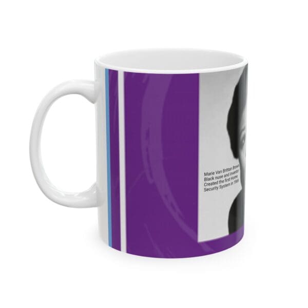Ceramic Mug11oz 15oz "Marie Van Brittan Brown: Protecting Homes, Pioneering Innovation. - Image 3