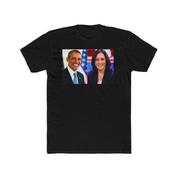 Unisex Cotton Crew Tee "First Black President, First Woman VP—A Legacy of Change" - Image 4
