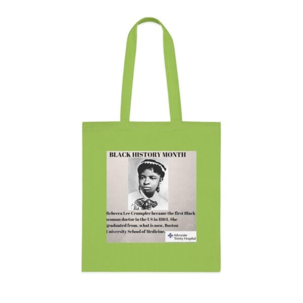 Cotton Canvas Tote Bag "Heal History – Carry Rebecca Lee Crumpler’s Legacy" - Image 10