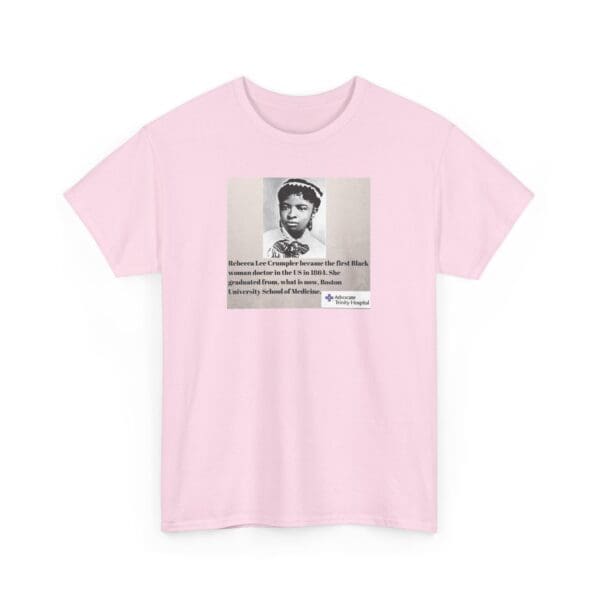 Unisex Heavy Cotton Tee "Rebecca Lee Crumpler: First Black Woman Doctor, Forever a Trailblazer." - Image 39