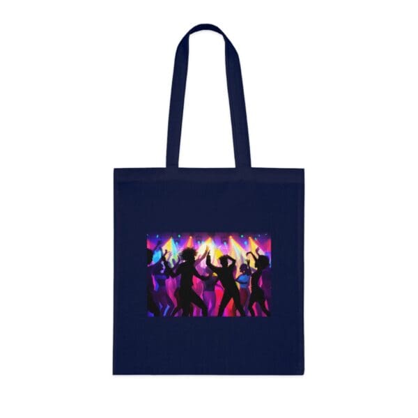 Organic Canvas Tote Bag Vibrant Nightlife Celebration" Canvas Bag - Image 16