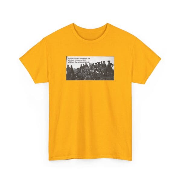 Unisex Heavy Cotton Tee "Buffalo Soldiers—The Backbone of the Frontier" - Image 19
