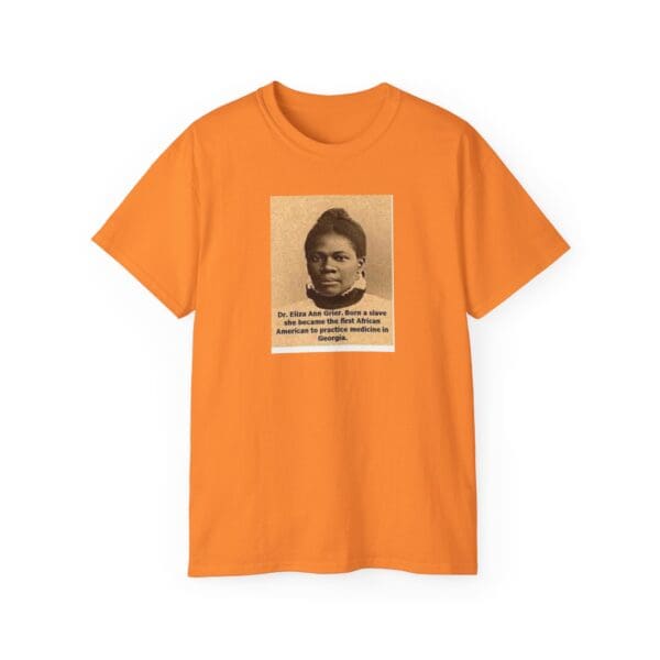 Unisex Ultra Cotton Tee "Dr. Eliza Ann Grier: From Cotton Fields to Medical Excellence." - Image 17