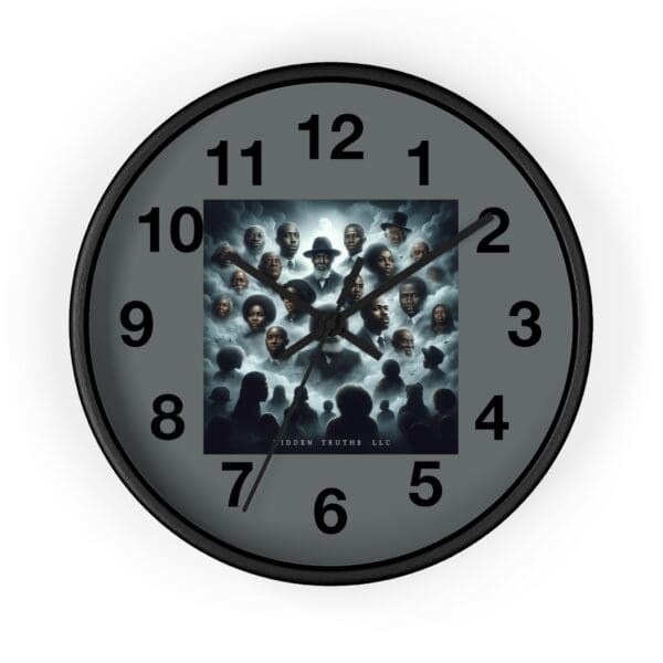 Wall Clock "Through the Mist, History Speaks."