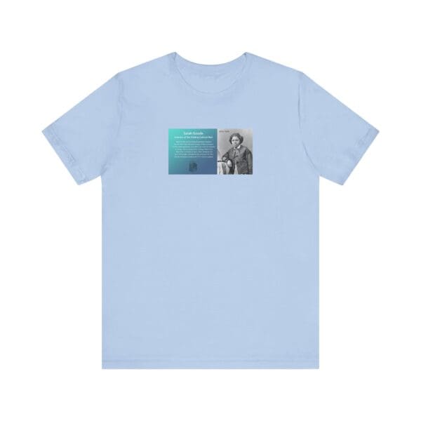 Unisex Jersey Short Sleeve Tee  "Sarah E. Goode: The Mind That Transformed Space" - Image 33