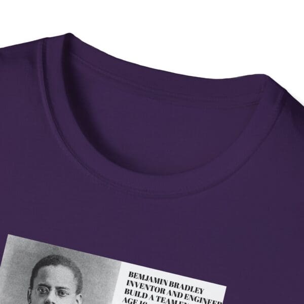 Unisex Softstyle T-Shirt "Benjamin Bradley: Steam Power, Genius, and Resilience." - Image 43