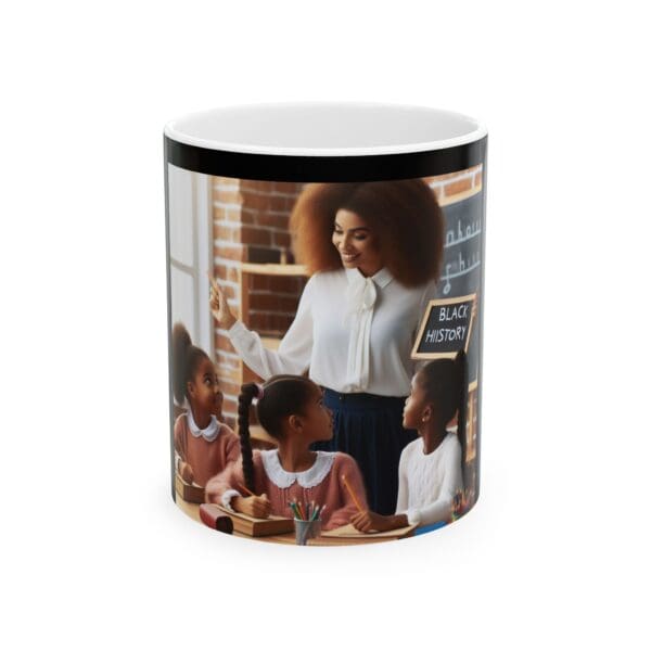 Ceramic Mug, (11oz, 15oz) "From the Classroom to Your Cup—A Story Worth Sharing."