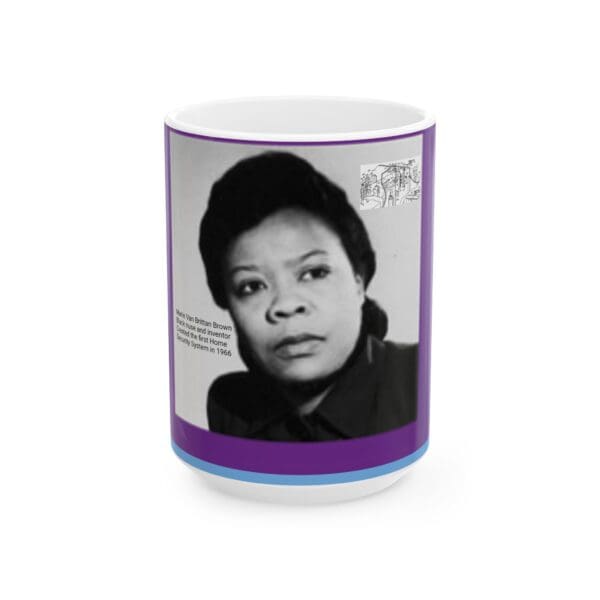 Ceramic Mug11oz 15oz "Marie Van Brittan Brown: Protecting Homes, Pioneering Innovation. - Image 5