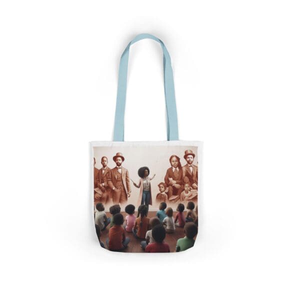 Natural Tote Bag "Pointed toward history, carried into the future." - Image 10
