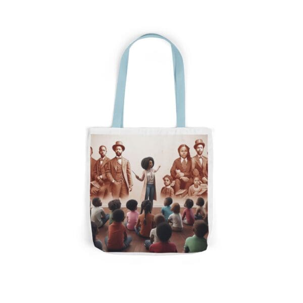 Natural Tote Bag "Pointed toward history, carried into the future." - Image 30