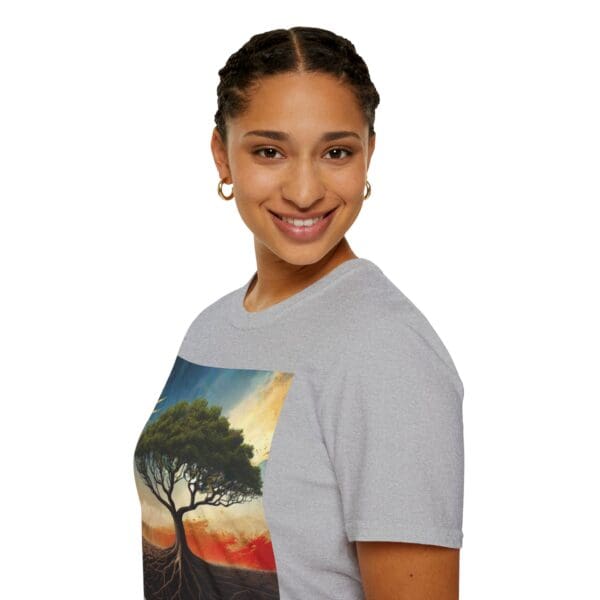 Unisex Softstyle T-Shirt with Inspirational Tree Design - Nature Lover Gift - Image 20