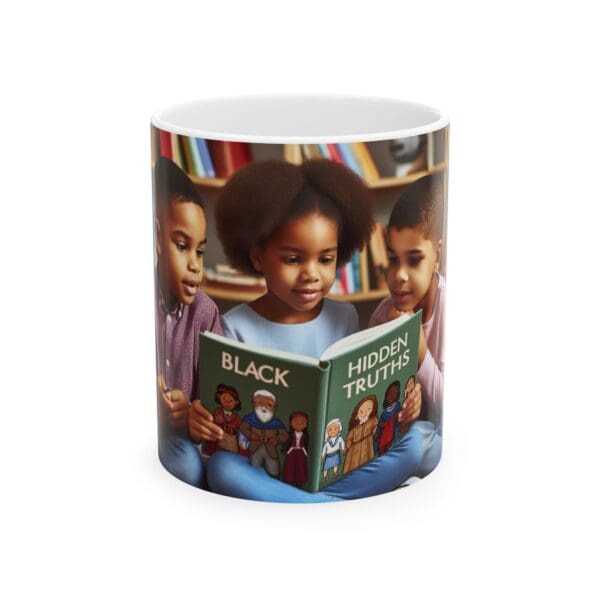 Ceramic Mug, (11oz, 15oz) "Hidden Truths in Their Hands. The Future in Their Eyes."