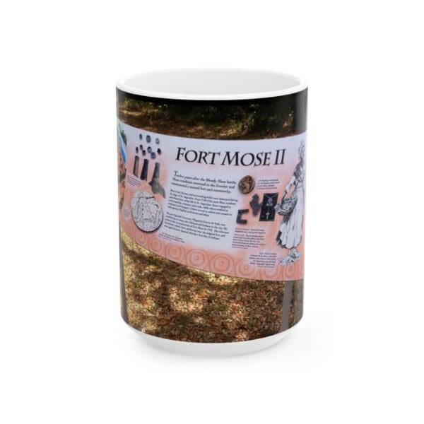 Ceramic Mug 15oz FORT MOSE "Fort Mose—The First Sanctuary of Freedom" - Image 5