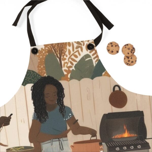 Apron (AOP) "Aprons with Soul—Where Art Meets Legacy. - Image 2