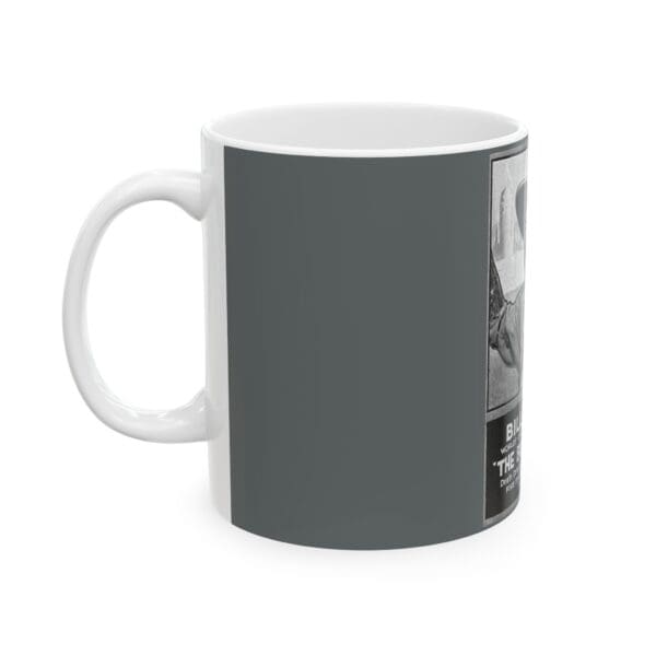 11oz Black Mug "Bulldogging Into History—Bill Pickett’s Legacy Lives On." - Image 3