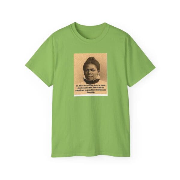 Unisex Ultra Cotton Tee "Dr. Eliza Ann Grier: From Cotton Fields to Medical Excellence." - Image 21