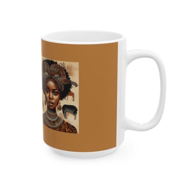 Ceramic Mug, (11oz, 15oz) The Wild and the Regal—A Story in Every Sip" - Image 8