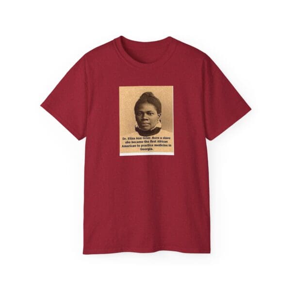 Unisex Ultra Cotton Tee "Dr. Eliza Ann Grier: From Cotton Fields to Medical Excellence." - Image 45