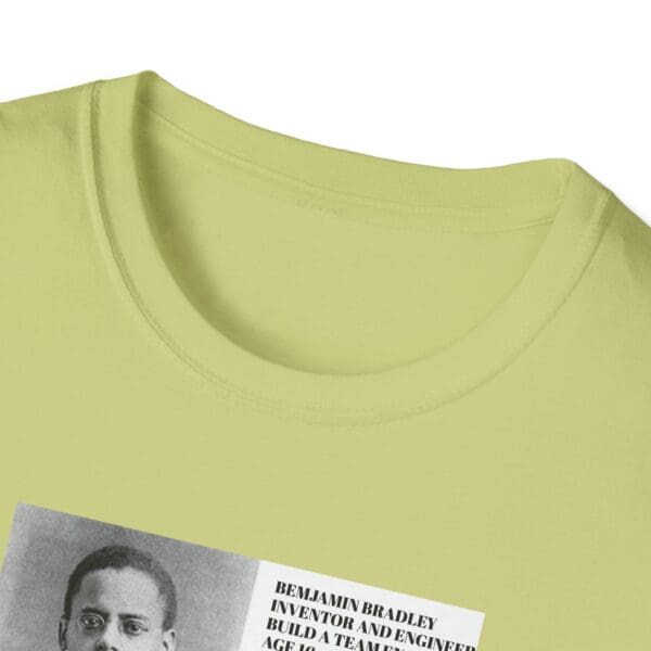 Unisex Softstyle T-Shirt "Benjamin Bradley: Steam Power, Genius, and Resilience." - Image 23