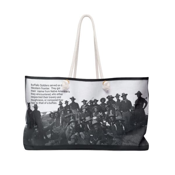 Weekender Bag "From Battlefields to Brotherhood Buffalo Soldiers e Story Lives On."