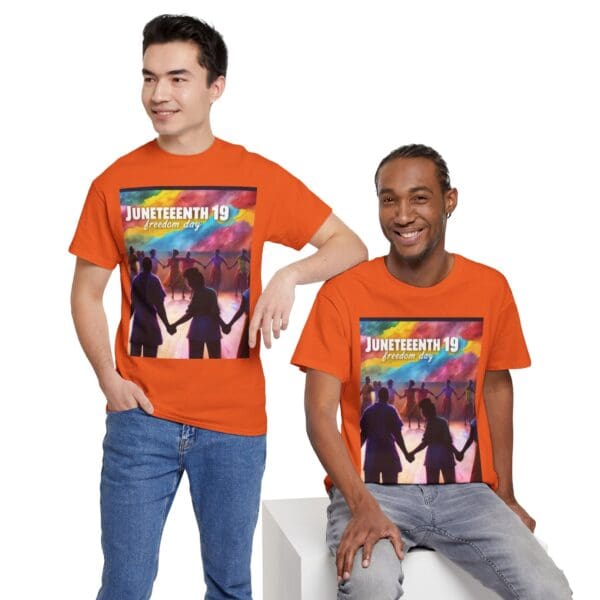 Juneteenth Celebration Tee, Unisex Heavy Cotton Shirt, Freedom Day Apparel, African American History T-Shirt, Comfortable Graphic Tee - Image 52
