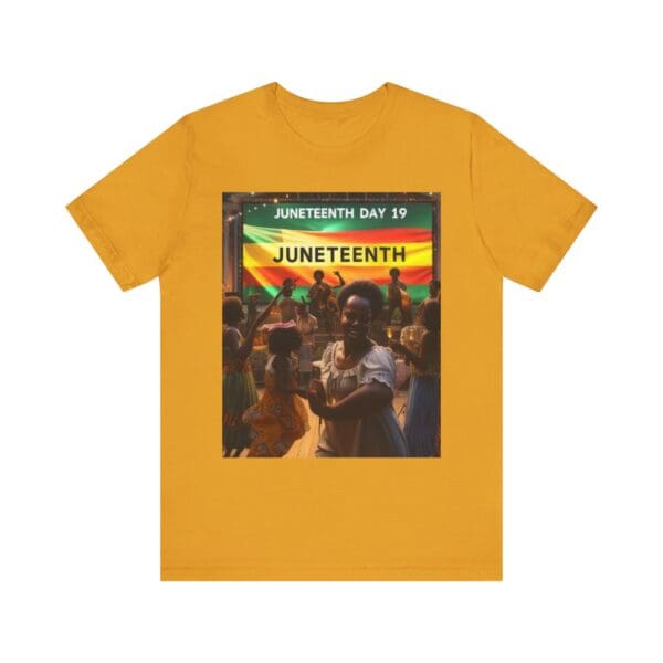 Juneteenth Celebration Tee, Unisex Jersey T-Shirt, Short Sleeve Graphic Tee, Black History Month Shirt, Family Reunion Apparel, Gift [...]"Juneteenth: Freedom Forever, Legacy Unbreakable." - Image 28