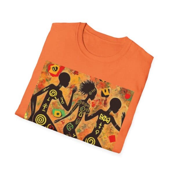 Artistic Dance Unisex Softstyle T-Shirt - Vibrant Culture Print "Symbols of the Past. Strength for the Future." - Image 12