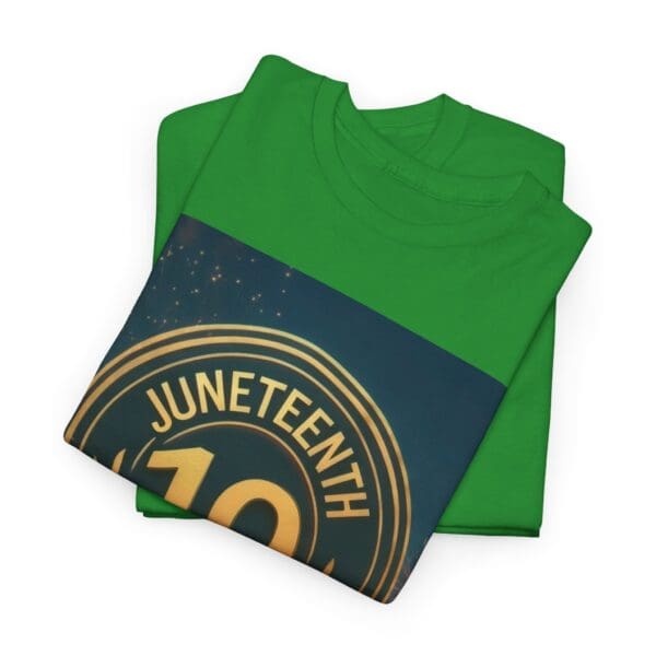 Juneteenth Celebration Unisex Heavy Cotton Tee June 19, 1865—The Truth Unfolds 💚 - Image 83