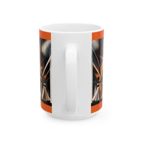 Retro Music Celebration Ceramic Mug, Coffee Lover Gift, Jazz Concert Mug, Gift for Musicians, Coffee or Tea Cup - Image 12
