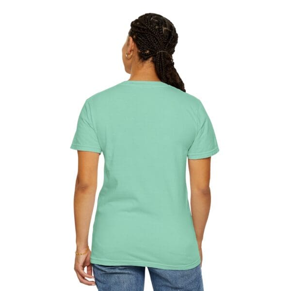 Empowerment Garment-Dyed Unisex T-Shirt - Bold Fist Design Defiant in the Storm, Rising in Strength - Image 72