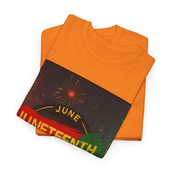 Juneteenth Celebration Unisex Heavy Cotton Tee Juneteenth: The Spirit of Liberation - Image 65