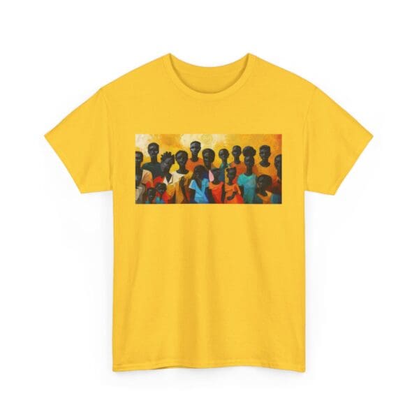 Cultural Unity Unisex Heavy Cotton Tee - Art Inspired Graphic Shirt "Bright Sun. Bold Spirit. Timeless Legacy." - Image 55
