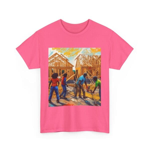 Inspirational Construction Worker Tee - Unisex Heavy Cotton Shirt - Image 133