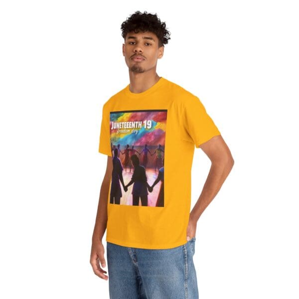 Juneteenth Celebration Tee, Unisex Heavy Cotton Shirt, Freedom Day Apparel, African American History T-Shirt, Comfortable Graphic Tee - Image 42