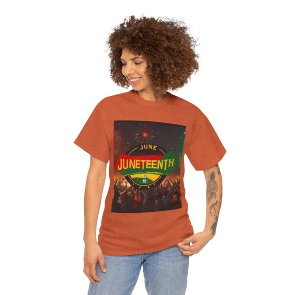 Juneteenth Celebration Unisex Heavy Cotton Tee Juneteenth: The Spirit of Liberation - Image 19