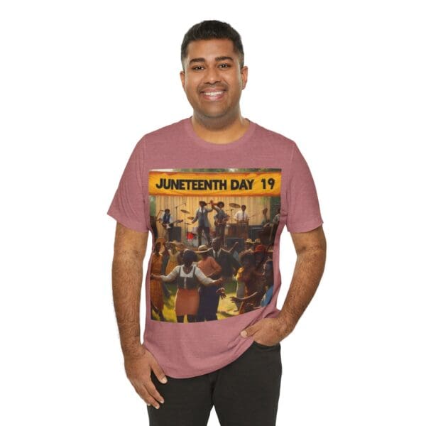 Juneteenth Celebration Tee, Unisex Short Sleeve T-Shirt for Freedom Day, Black History Month, Gift for Activists, Summer Wear, Vintage Style - Image 74