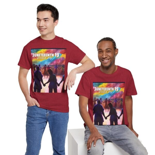 Juneteenth Celebration Tee, Unisex Heavy Cotton Shirt, Freedom Day Apparel, African American History T-Shirt, Comfortable Graphic Tee - Image 108