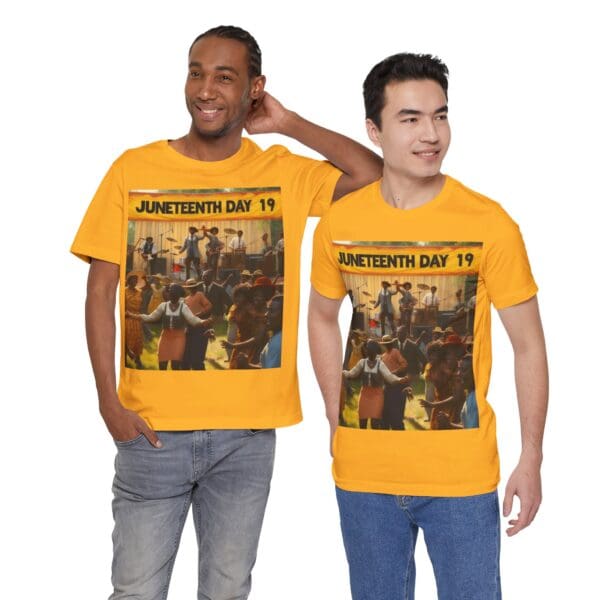Juneteenth Celebration Tee, Unisex Short Sleeve T-Shirt for Freedom Day, Black History Month, Gift for Activists, Summer Wear, Vintage Style - Image 44