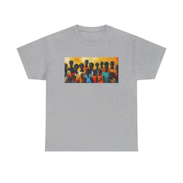 Cultural Unity Unisex Heavy Cotton Tee - Art Inspired Graphic Shirt "Bright Sun. Bold Spirit. Timeless Legacy." - Image 18