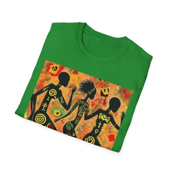 Artistic Dance Unisex Softstyle T-Shirt - Vibrant Culture Print "Symbols of the Past. Strength for the Future." - Image 67
