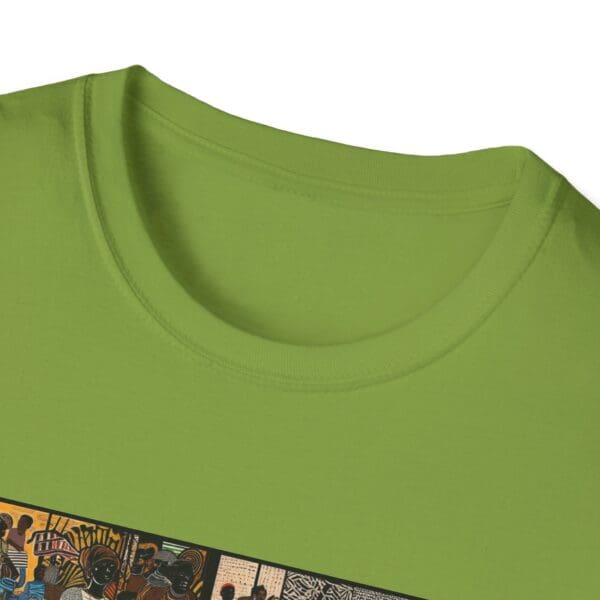 Artistic Unisex Softstyle T-Shirt - Vibrant Community Design "Wear the Movement. Live the Story." - Image 41